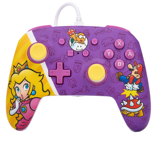 PowerA Wired Controller – Nintendo Switch - Princess Peach Battle